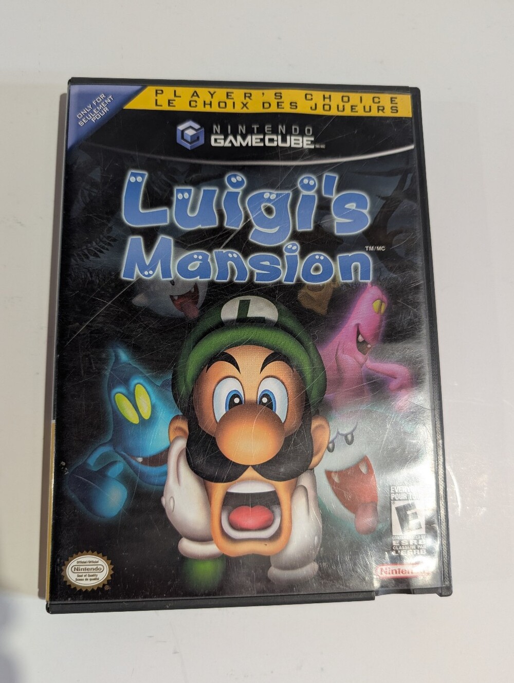 Luigi’s Mansion Player’s Choice Video Game Tested And Works Nintendo GameCube